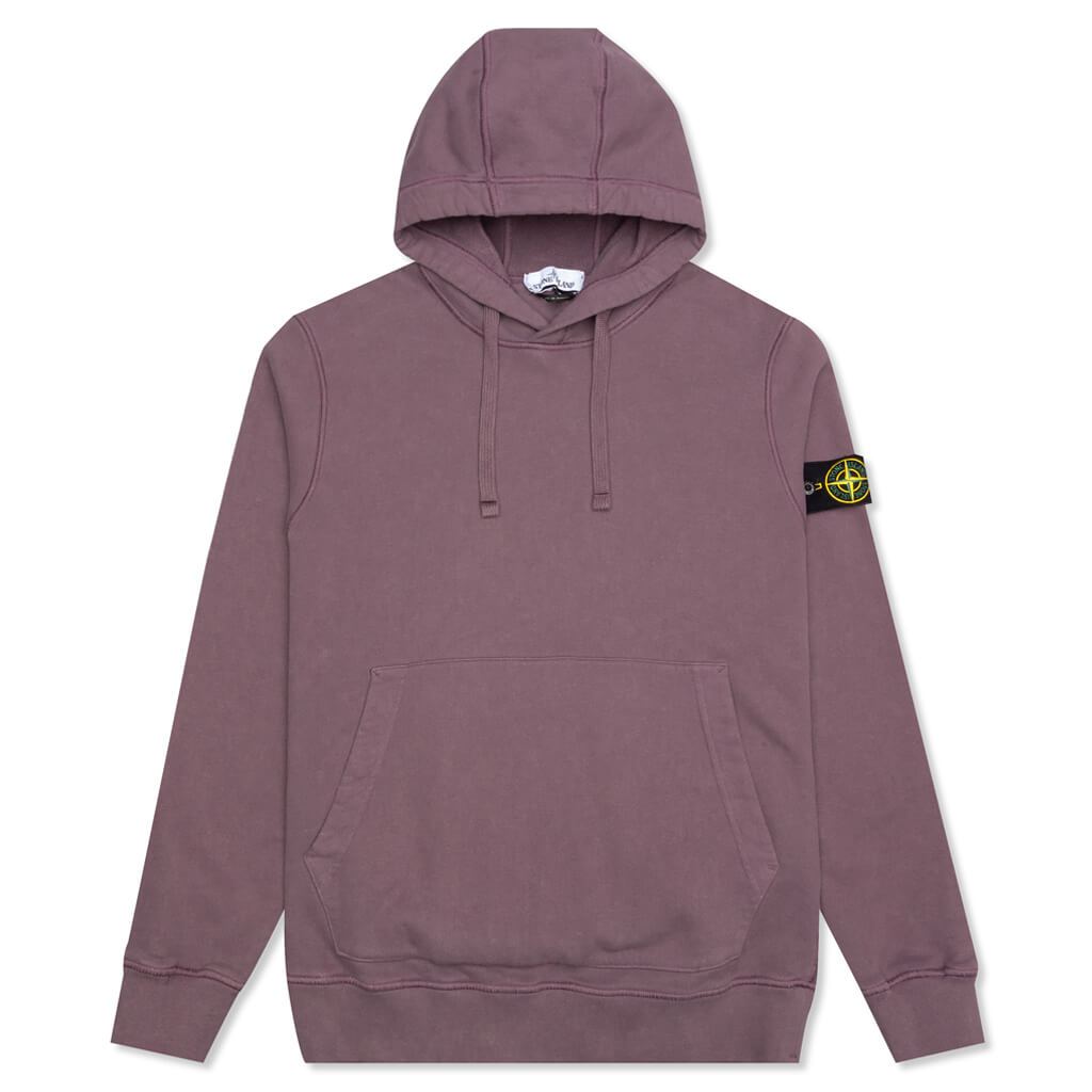 Cotton Hooded Sweatshirt - Magenta