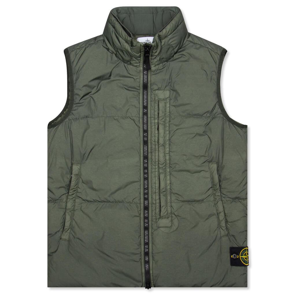 Garment Dyed Crinkle Reps NY Down Vest - Musk