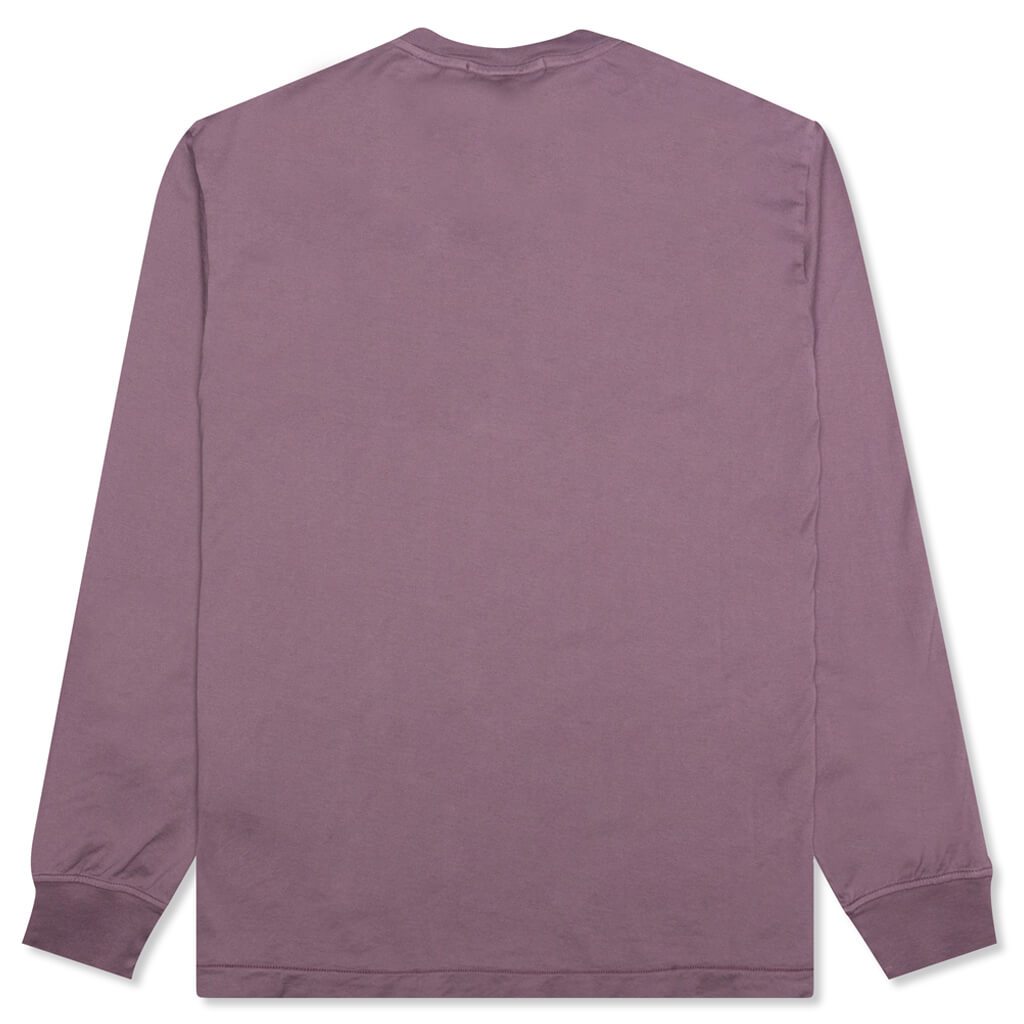 Garment Dyed L/S T-Shirt - Magenta