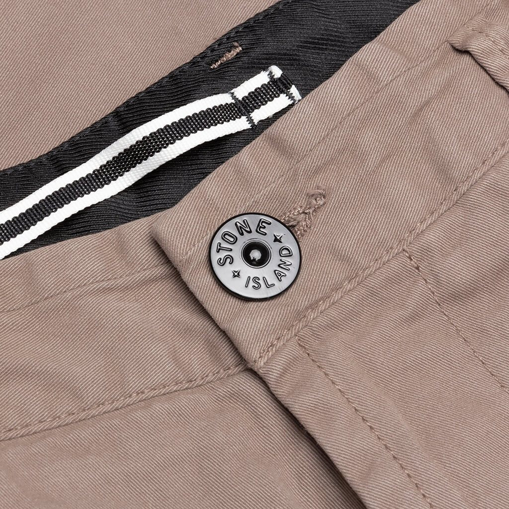 Stretch Gabardine Pants - Mud